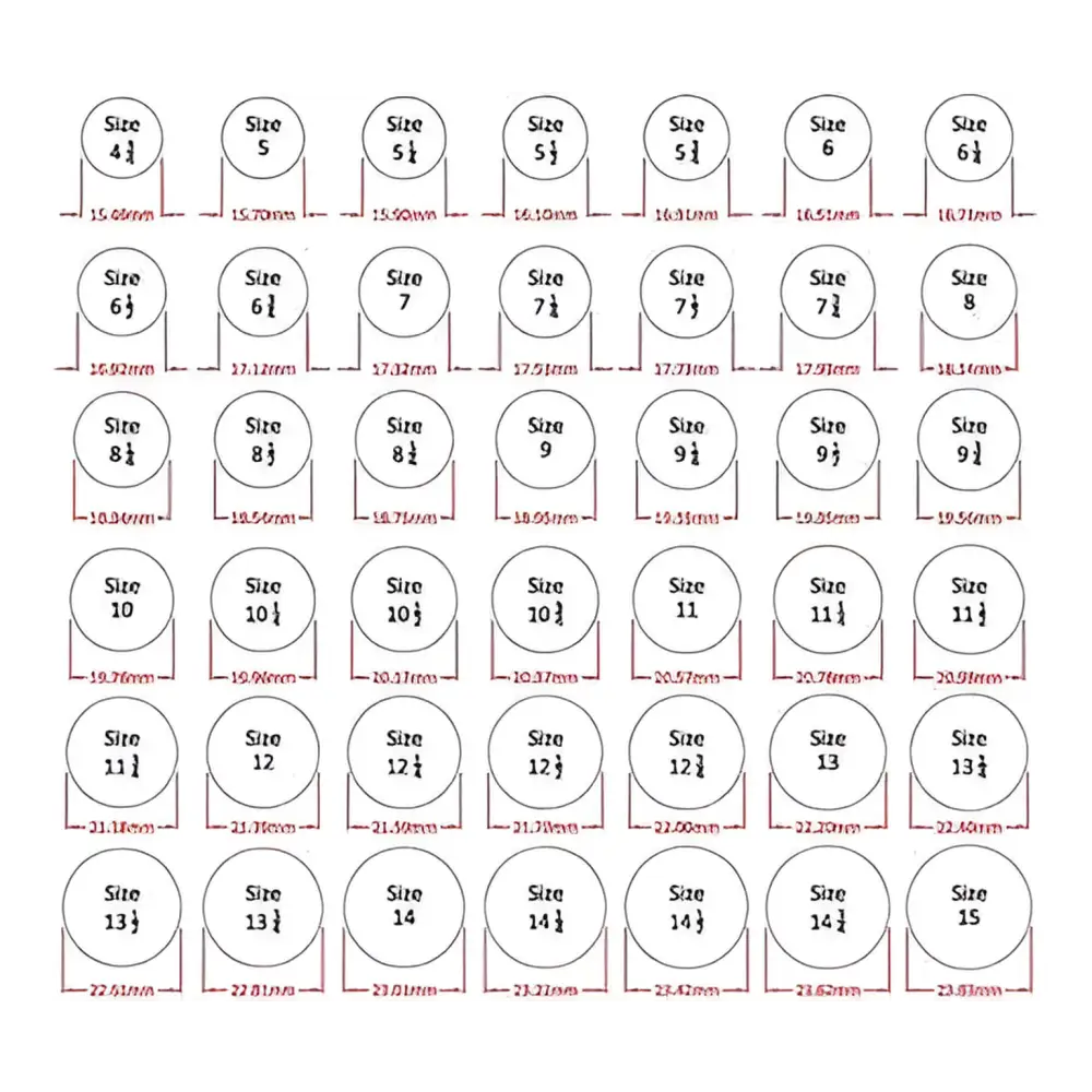 Accurate Ring Sizer for Perfect Fit in Clothing and Dress Selection - Bands