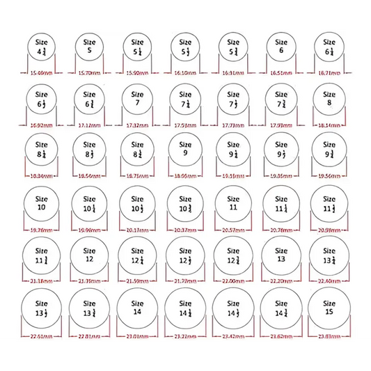 Accurate Ring Sizer for Perfect Fit in Clothing and Dress Selection - Bands