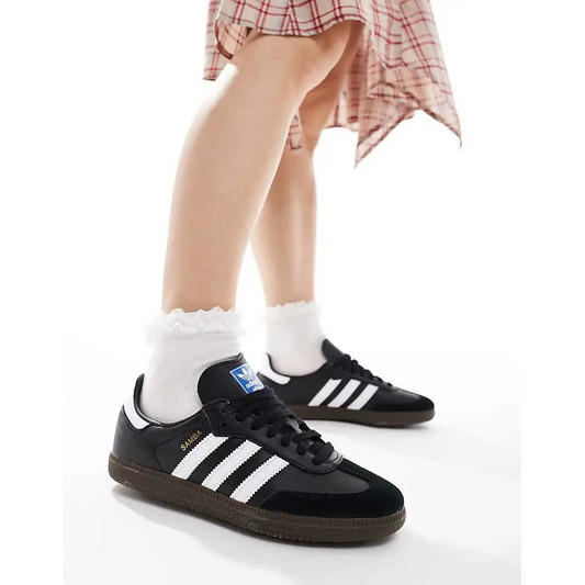 Adidas Lace-Up Sneakers with Gum Sole for Versatile Clothing Outfits - A To Z Of Brands