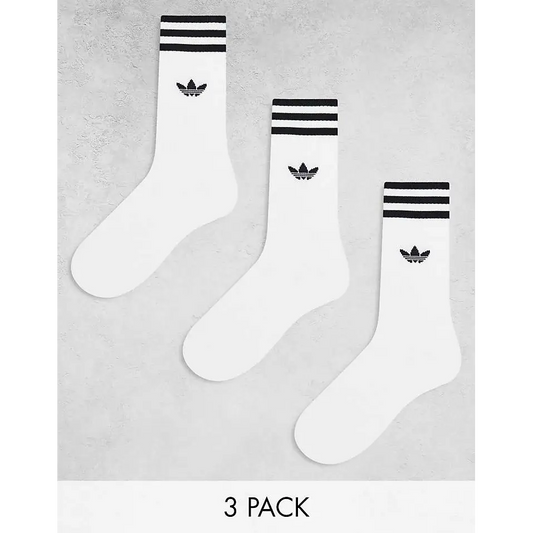 Adidas Mid Cut Ribbed Cuffs Clothing Pack with Contrast Stripes - A To Z Of Brands