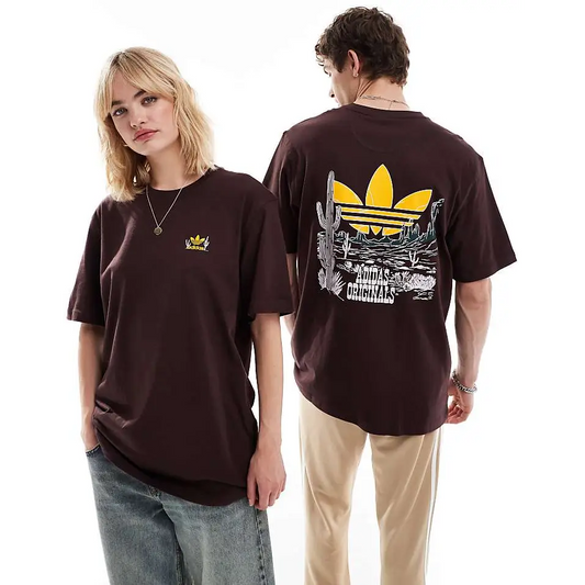 Adidas Unisex Graphic Tee with Crew Neck and Short Sleeves - A To Z Of Brands