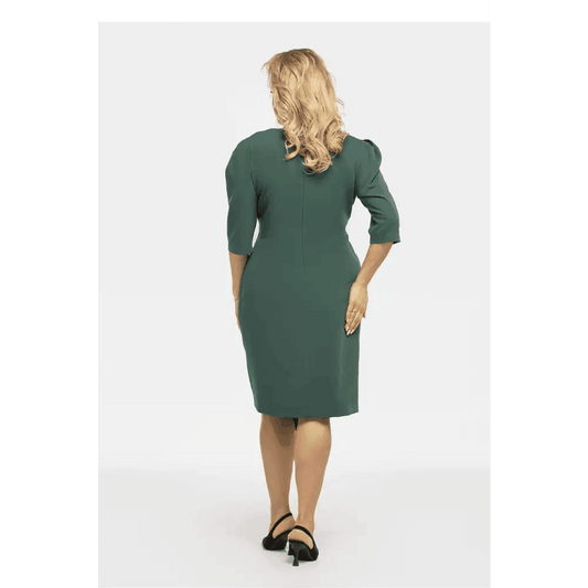 Alena Dress: Elegant Slimming Style for Business Meetings & Formal Occasions - Total Trendz