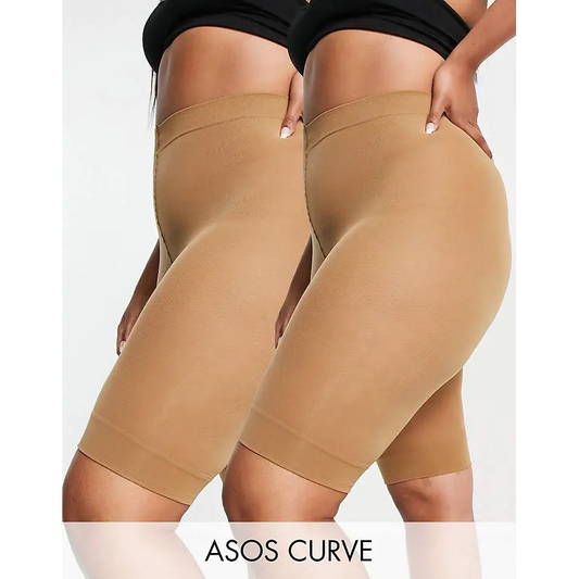 ASOS Design Curve Anti-Chafing Shorts for Comfort and Support - Women