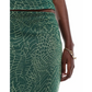 ASOS DESIGN Green Snake Print Mesh Fishtail Skirt with Side Split - Your Most Hyped