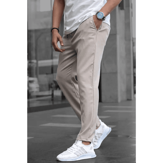 Beige Woven Fabric Casual Clothing with Double Pockets - Total Trendz