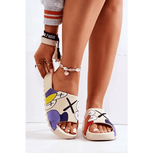 Cartoon Print Flip-Flops for Fun Days Out with Unique Style - Total Trendz