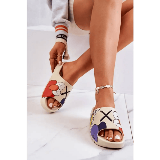 Cartoon Print Flip-Flops for Fun Days Out with Unique Style - Total Trendz