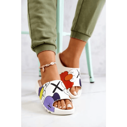 Cartoon Print Flip-Flops for Fun Summer Clothing and Dress Styles - Total Trendz