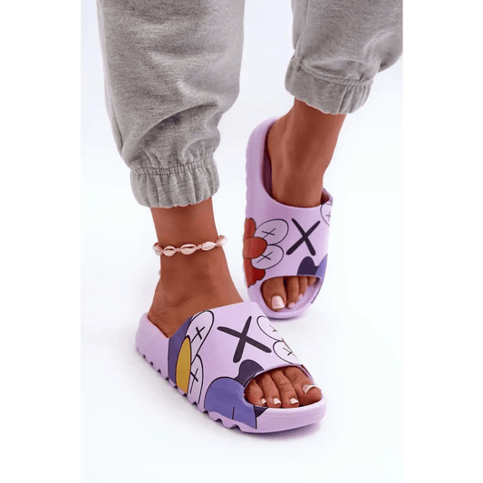 Cartoon Print Flip-Flops for Fun Summer Days and Dressy Occasions - Total Trendz