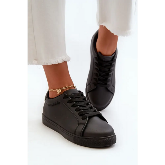 Eco Leather Low Sneakers for Women - Versatile and Stylish Footwear - Total Trendz