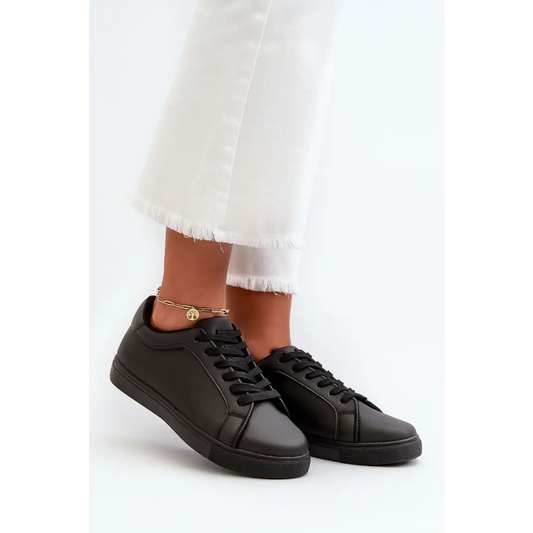 Eco Leather Low Sneakers for Women - Versatile and Stylish Footwear - Total Trendz