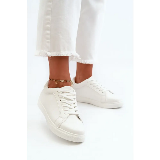 Eco Leather Low Sneakers for Women - Versatile Fashion Footwear - Total Trendz