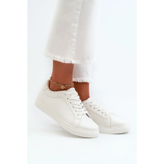 Eco Leather Low Sneakers for Women - Versatile Fashion Footwear - Total Trendz