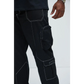 Men’s Straight Fit Zip Fly Cargo Pants with Cotton Button Closure - Total Trendz