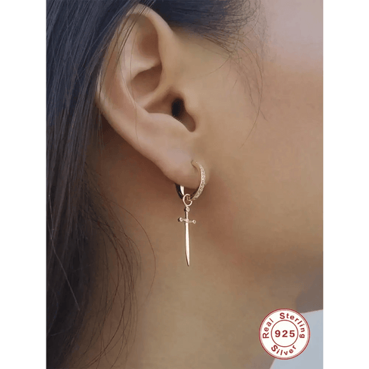 Gold Plated Cubic Zirconia Earrings for Dresses and Special Occasions - Total Trendz