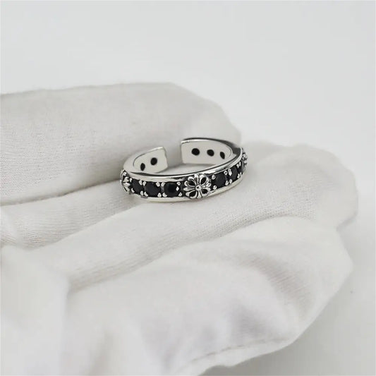 Handmade Accessories in Chrome Hearts Style to Elevate Your Look - Stackable Rings