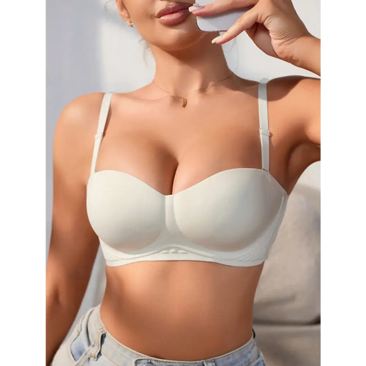 High Support Wireless Push Up Bra for Sizes 85C 85D 90A 90B - Women Bras & Bralettes