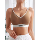 Khaki Wireless Bralette for Casual and Sporty Outfits - Women Bras & Bralettes