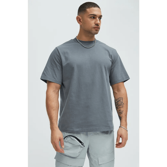 Men's 100% Cotton Short Sleeve Crew Neck T-Shirt in Various Colors - Total Trendz