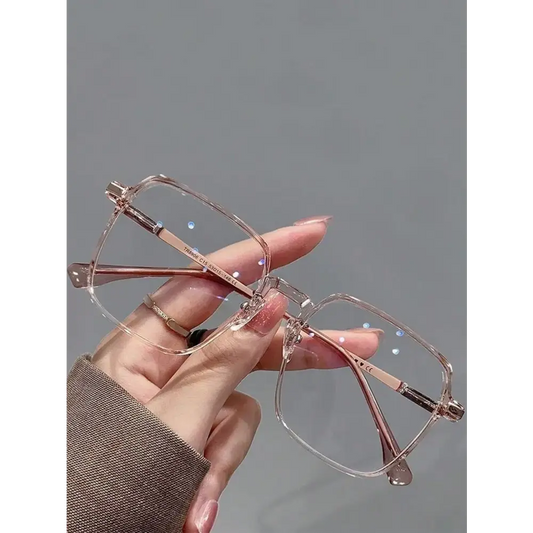 Multicolor Square Frame Glasses with Full Rim for Stylish Clothing - Women Eyeglasses