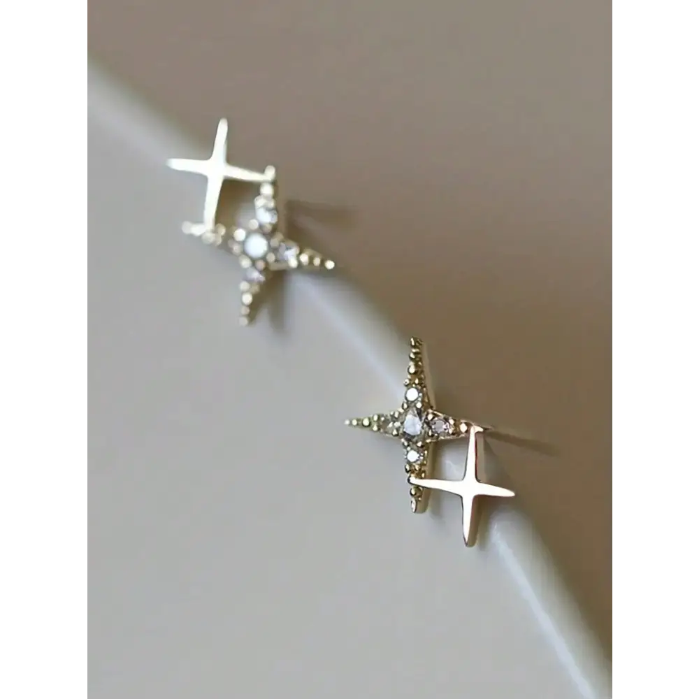 Silver Zinc Alloy Earring Studs for Women - Versatile Dress Accessories - Stud Earrings