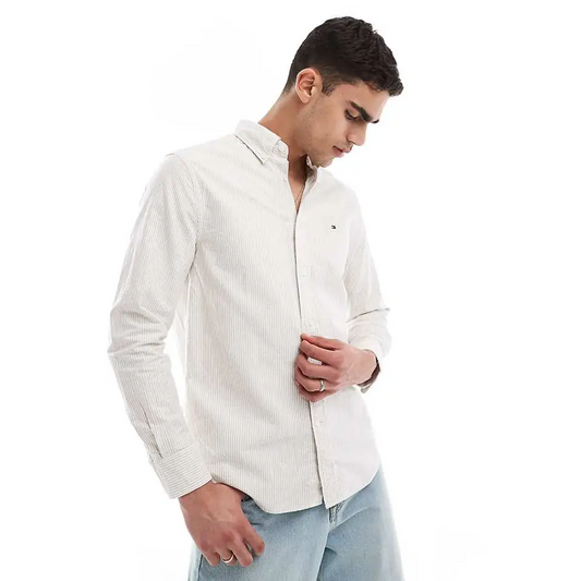 Smart Casual Button-Down Shirt in Regular Fit Clothing - A To Z Of Brands