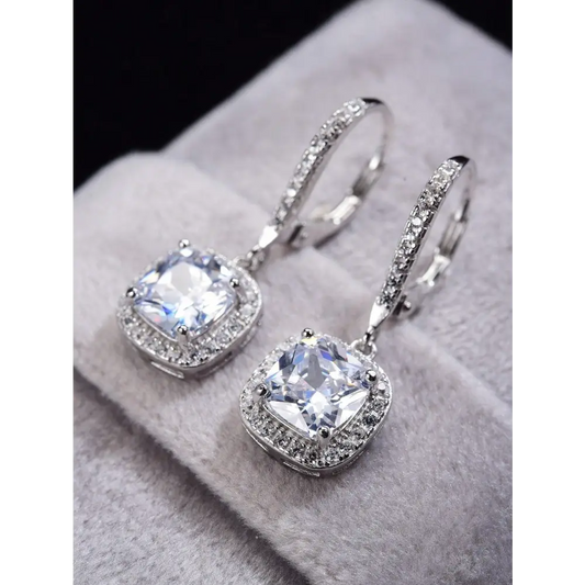 Sterling Silver Earrings with Cubic Zirconia for Any Occasion - Total Trendz