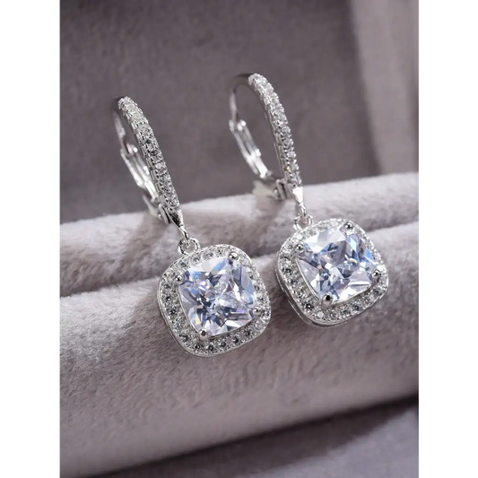 Sterling Silver Earrings with Cubic Zirconia for Any Occasion - Total Trendz