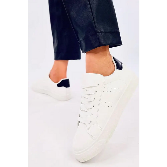 Stylish Women's Lace-Up Sports Shoes in Eco Leather - Total Trendz