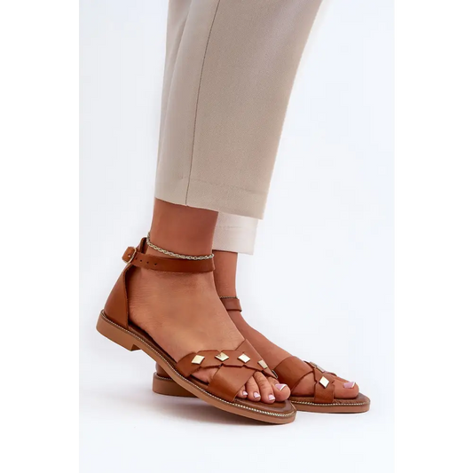 Stylish Women's Leather Sandals for Summer Comfort - Total Trendz