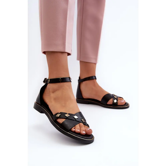 Stylish Women's Natural Leather Sandals for Summer Comfort - Total Trendz