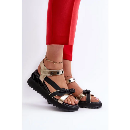 Stylish Women's Platform Sandals with Bow for Dressy Occasions - Total Trendz