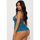 Teal Lace Babydoll Dress for Elegant Clothing Options - Total Trendz