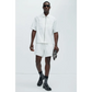 Mauve, Black & White Snap Closure Short Sleeve Top with Margutta Textured Shorts - Total Trendz