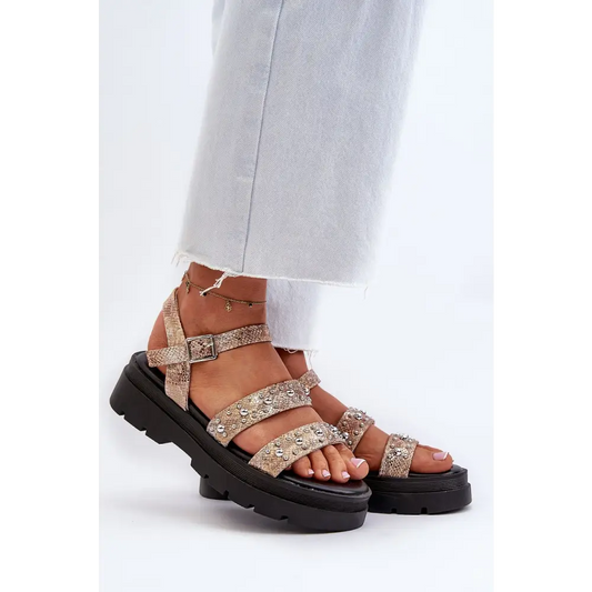 Women's Eco Leather Platform Sandals for Stylish Summer Outfits - Total Trendz