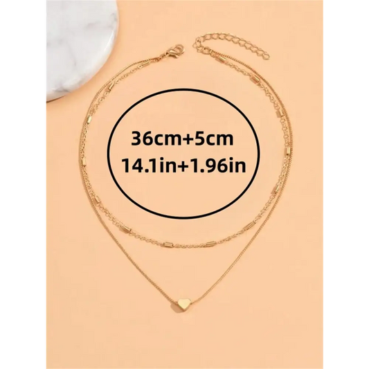 Yellow Gold Iron Alloy Necklace for Women’s Clothing Accessories - one-size - Women Pendant Necklaces